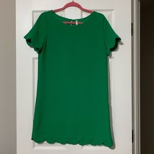 NWOT—Kelly Green shift dress, size L